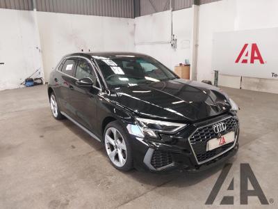 Image of 2022 AUDI A3 SPORTBACK TFSI E S LINE 40 1395cc TURBO PETROL/ELECTRIC SEMI AUTO 5 DOOR HATCHBACK