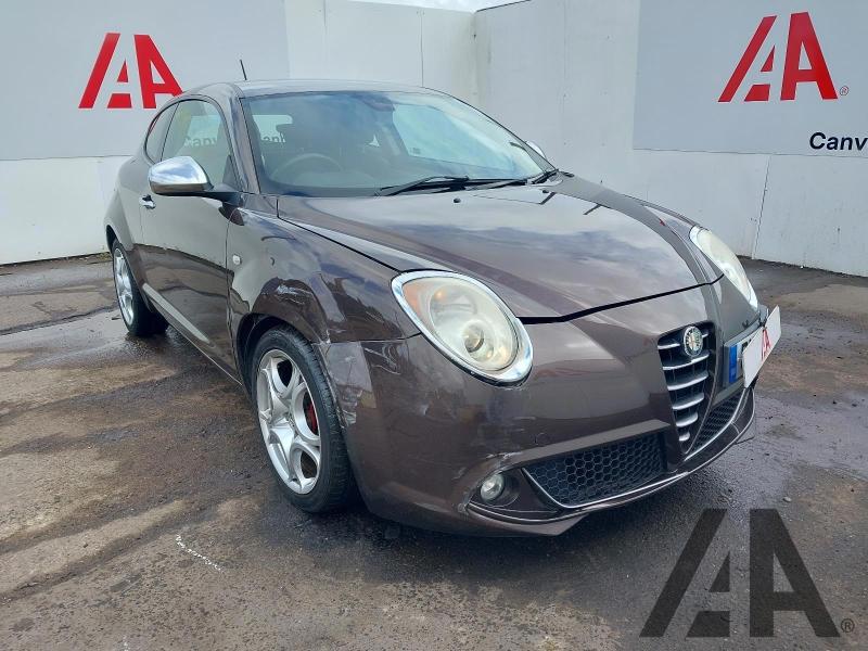 2012 ALFA ROMEO MITO TB MULTIAIR DISTINCTIVE 1368cc TURBO PETROL MANUAL 6 Speed 3 DOOR HATCHBACK