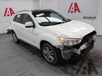 Image of 2013 MITSUBISHI ASX DI-D 4 2268cc TURBO DIESEL AUTOMATIC 6 Speed 5 DOOR HATCHBACK
