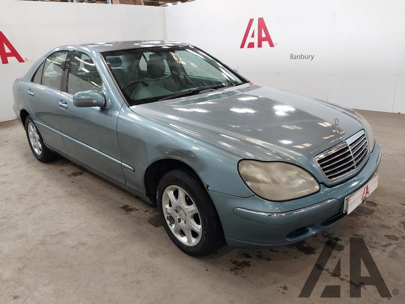 2001 MERCEDES S-CLASS S280 2799cc PETROL AUTOMATIC 4 DOOR SALOON