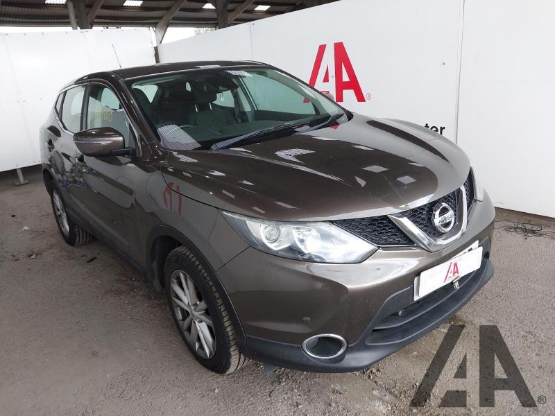 2015 NISSAN QASHQAI DCI ACENTA SMART VISION 1461cc TURBO DIESEL MANUAL 6 Speed 5 DOOR HATCHBACK