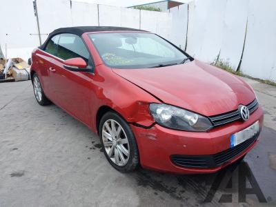 Image of 2012 VOLKSWAGEN GOLF SE TDI BLUEMOTION TECHNOLOGY D 1968cc TURBO DIESEL SEMI AUTO 6 Speed 2 DOOR CONVERTIBLE