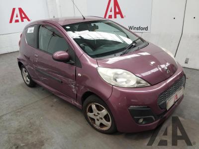 Image of 2013 PEUGEOT 107URE 998cc PETROL MANUAL 5 Speed 3 DOOR HATCHBACK