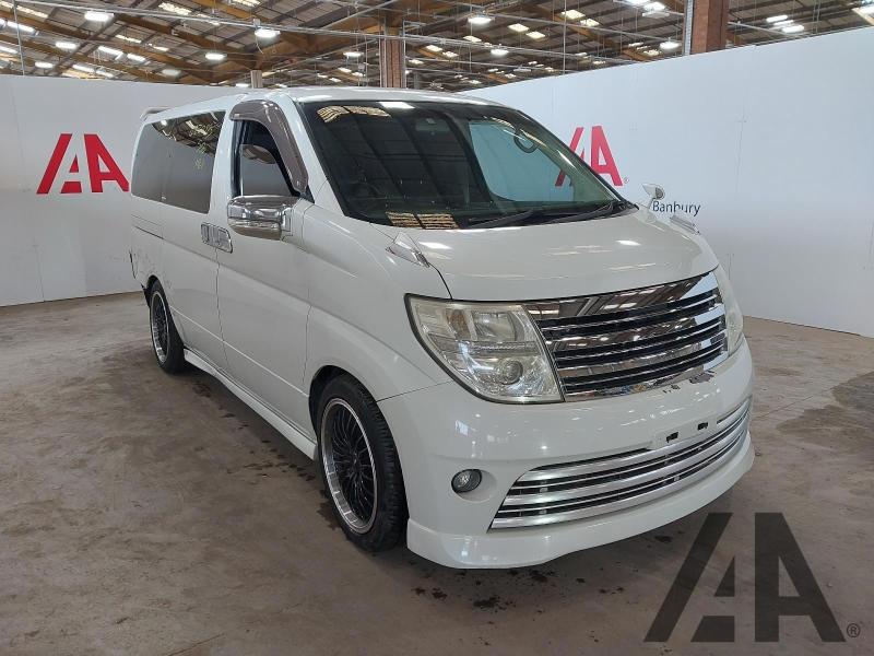2007 NISSAN ELGRAND 35 3498cc PETROL AUTOMATIC 2 DOOR MPV