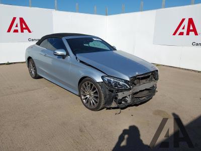 Image of 2017 MERCEDES C-CLASS C 250 D AMG LINE 2143cc TURBO DIESEL AUTOMATIC 2 DOOR CONVERTIBLE