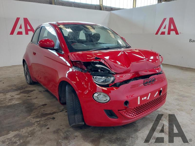 2022 FIAT 500E RED ELECTRIC DIRECT DRIVE 3 DOOR HATCHBACK