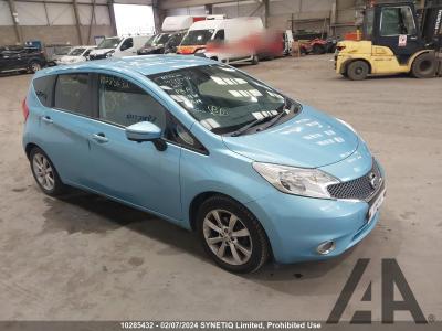 Image of 2013 NISSAN NOTE DCI TEKNA 1461cc TURBO DIESEL MANUAL 5 Speed 5 DOOR MPV