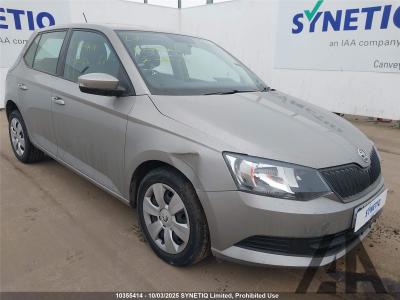 Image of 2016 SKODA FABIA S MPI 999cc PETROL MANUAL 5 Speed 5 DOOR HATCHBACK