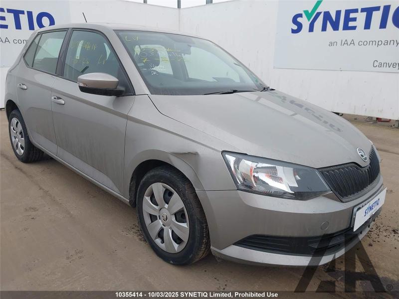 2016 SKODA FABIA S MPI 999cc PETROL MANUAL 5 Speed 5 DOOR HATCHBACK