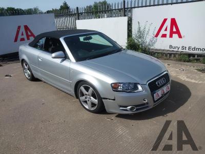 Image of 2008 AUDI A4 TDI CABRIOLET SPORT 1968cc TURBO DIESEL AUTOMATIC 7 Speed 2 DOOR CONVERTIBLE