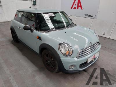 Image of 2012 MINI HATCH ONE 1598cc PETROL MANUAL 6 Speed 3 DOOR HATCHBACK