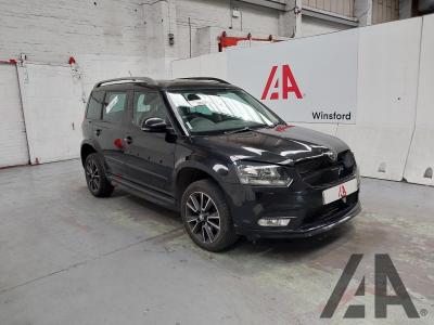 Image of 2015 SKODA YETI BLACK EDITION TDI CR 1968cc TURBO DIESEL MANUAL 5 DOOR HATCHBACK