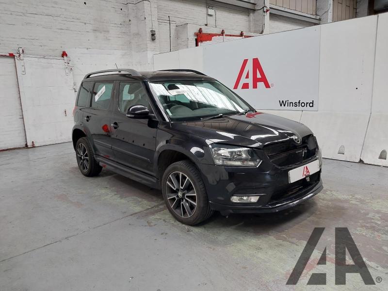 2015 SKODA YETI BLACK EDITION TDI CR 1968cc TURBO DIESEL MANUAL 5 DOOR HATCHBACK