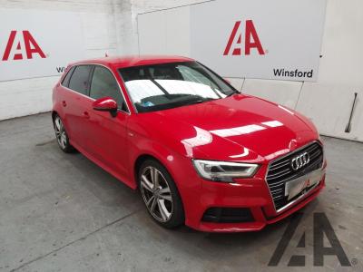 Image of 2017 AUDI A3 TFSI S LINE 1498cc TURBO PETROL MANUAL 5 DOOR HATCHBACK