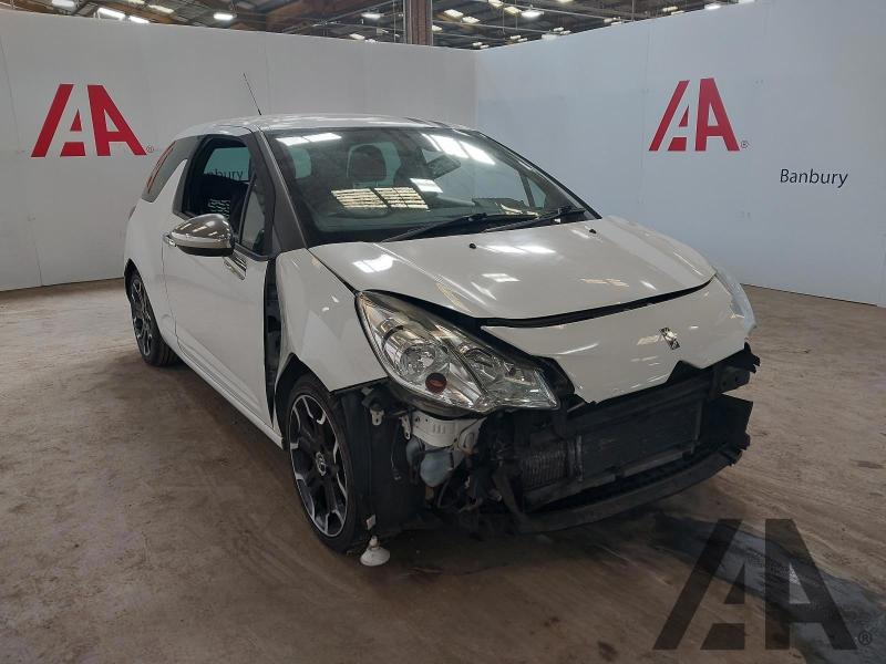 2011 CITROEN DS3 HDI BLACK AND WHITE 1560cc TURBO DIESEL MANUAL 5 Speed 3 DOOR HATCHBACK