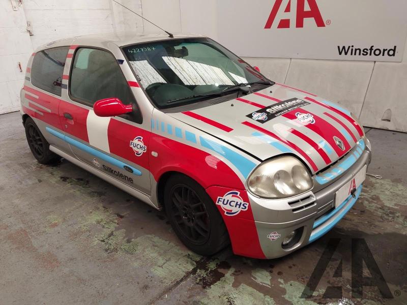 2001 RENAULT CLIO SPORT 16V 1998cc PETROL MANUAL 5 Speed 3 DOOR HATCHBACK