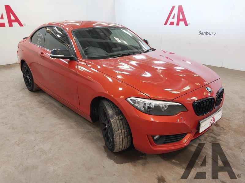 2014 BMW 2 SERIES 218D SE 1995cc TURBO DIESEL MANUAL 2 DOOR COUPE