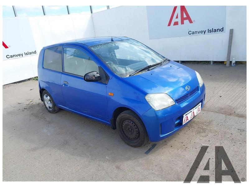 2004 DAIHATSU CHARADE EL 989cc PETROL MANUAL 5 Speed 3 DOOR HATCHBACK