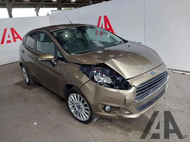 2013 FORD FIESTA TITANIUM TDCI 1499cc TURBO DIESEL MANUAL 5 Speed 5 DOOR HATCHBACK