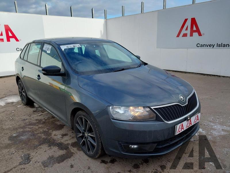 2016 SKODA RAPID SPACEBACK SE SPORT TSI 1197cc TURBO PETROL MANUAL 6 Speed 5 DOOR HATCHBACK