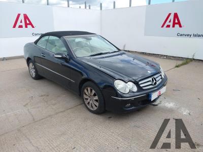 Image of 2008 MERCEDES CLK CLK200 KOMPRESSOR ELEGANCE 1796cc SUPER PETROL AUTOMATIC 6 Speed 2 DOOR CONVERTIBLE
