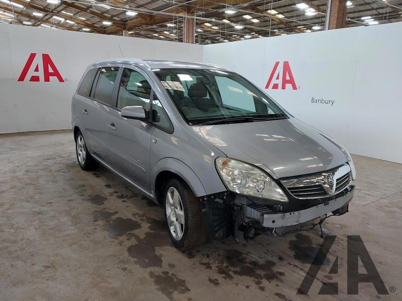 2009 VAUXHALL ZAFIRA BREEZE 1598cc PETROL MANUAL 5 Speed 5 DOOR MPV