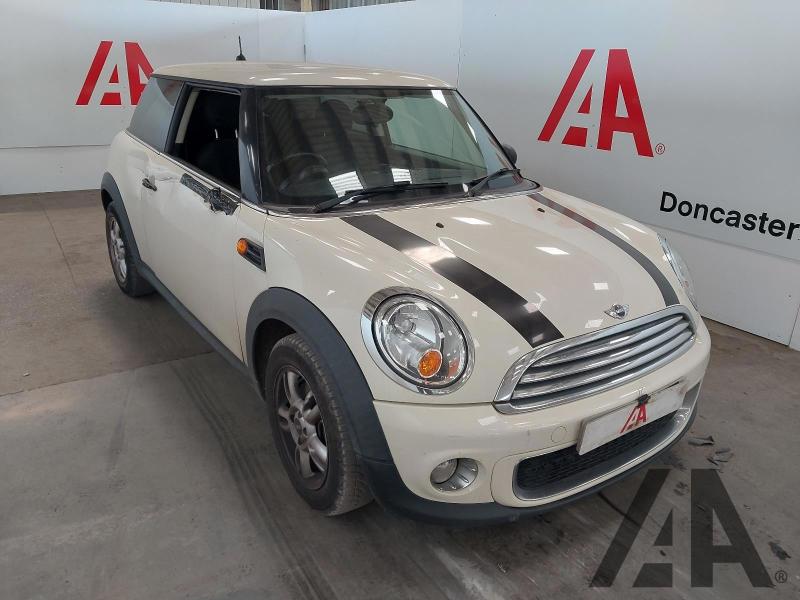 2012 MINI HATCH ONE D 1598cc TURBO DIESEL MANUAL 6 Speed 3 DOOR HATCHBACK