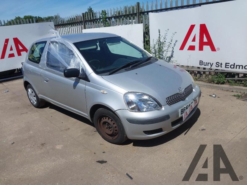 2004 TOYOTA YARIS T3 VVT-I 998cc PETROL MANUAL 5 Speed 3 DOOR HATCHBACK