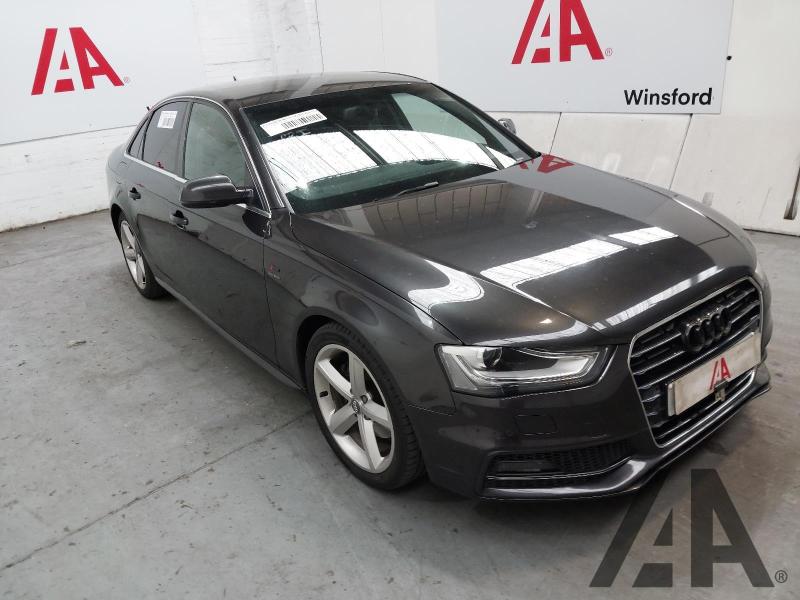 2013 AUDI A4 TDI S LINE 1968cc TURBO DIESEL CVT 8 Speed 4 DOOR SALOON
