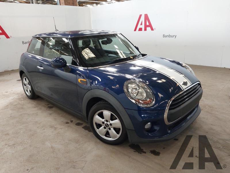 2016 MINI HATCH ONE D 1496cc TURBO DIESEL MANUAL 6 Speed 3 DOOR HATCHBACK