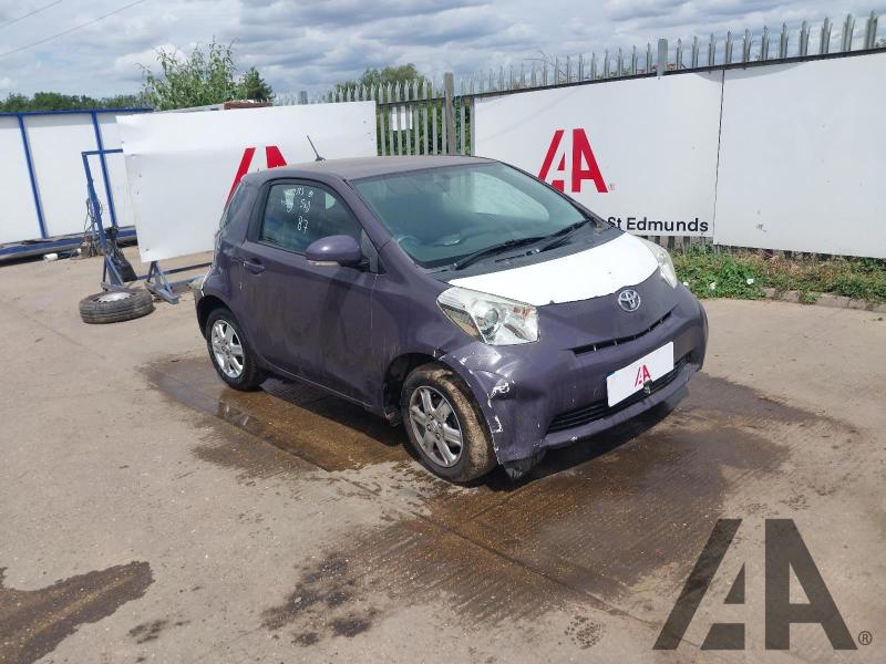 2009 TOYOTA IQ VVT-I IQ 998cc PETROL MANUAL 5 Speed 3 DOOR HATCHBACK