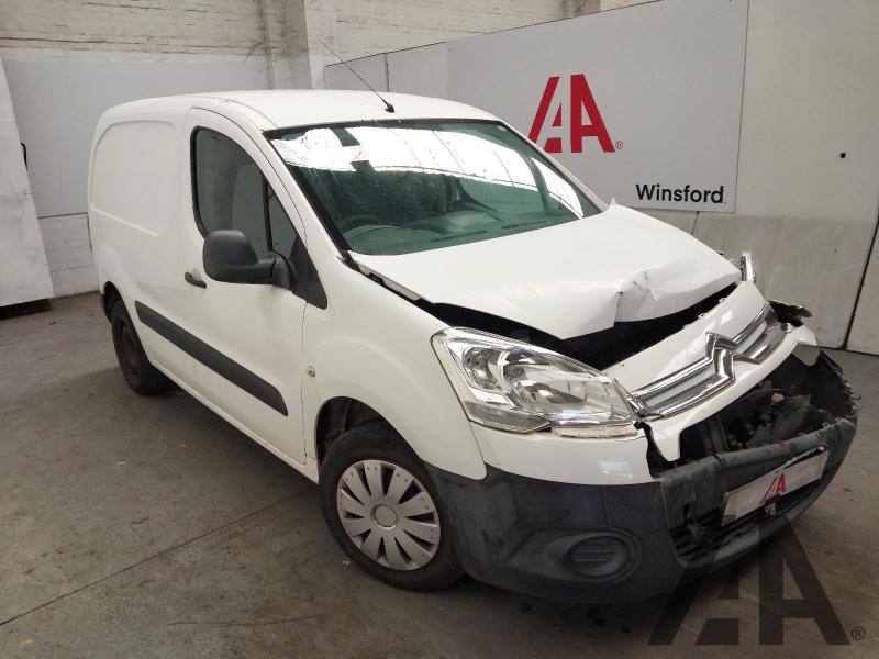 2014 CITROEN BERLINGO 625 X L1 HDI 1560cc TURBO DIESEL MANUAL 5 Speed PANEL VAN