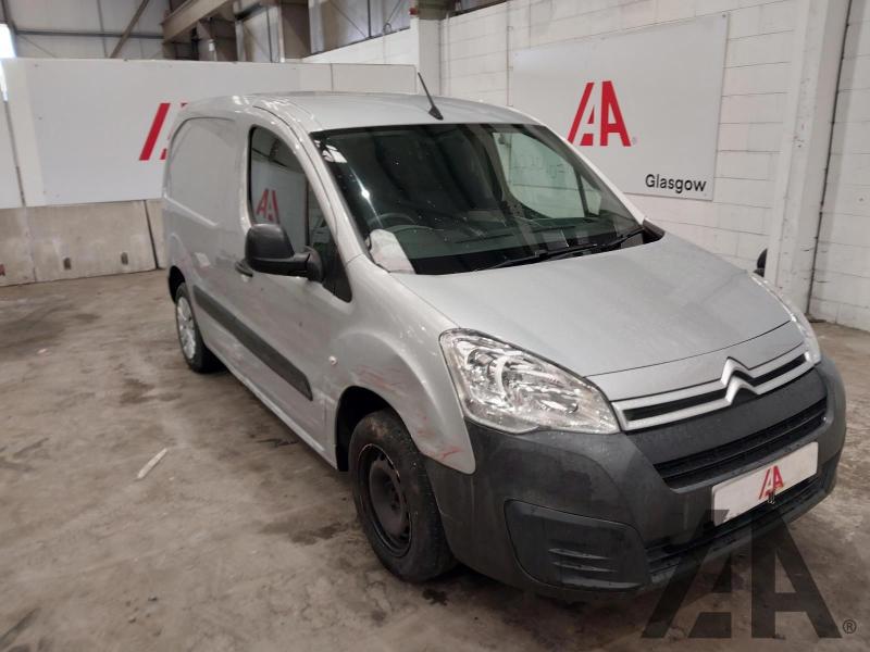 2018 CITROEN BERLINGO 850 ENTERPRISE L1 BLUEHDI 1560cc TURBO DIESEL MANUAL 5 Speed PANEL VAN