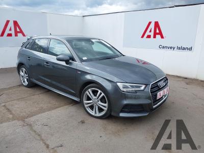 Image of 2019 AUDI A3 SPORTBACK TFSI S LINE 35 1498cc TURBO PETROL SEMI AUTO 7 Speed 5 DOOR HATCHBACK