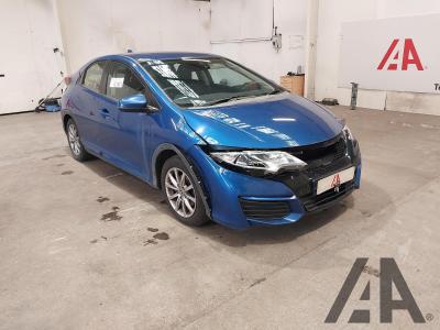 Image of 2016 HONDA CIVIC I-VTEC S 1339cc PETROL MANUAL 6 Speed 5 DOOR HATCHBACK