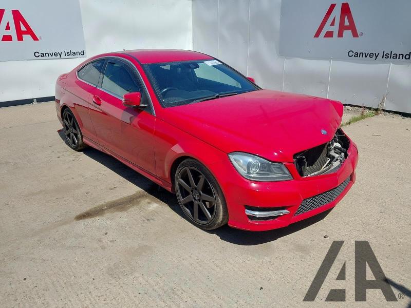 2013 MERCEDES C-CLASS C180 BLUEEFFICIENCY AMG SPORT 1595cc TURBO PETROL AUTOMATIC 2 DOOR COUPE
