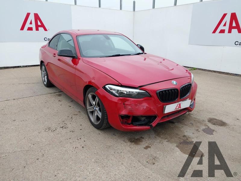 2015 BMW 2 SERIES 218D SPORT 1995cc TURBO DIESEL AUTOMATIC 2 DOOR COUPE