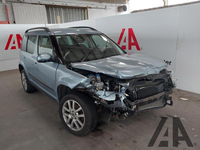 2013 SKODA YETI ELEGANCE TDI CR DSG 1968cc TURBO DIESEL SEMI AUTO 5 DOOR HATCHBACK