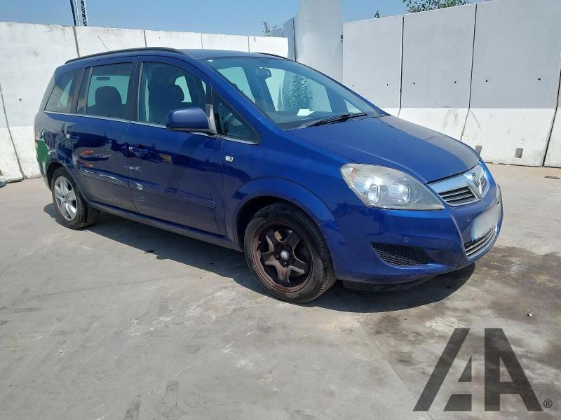 2010 VAUXHALL ZAFIRA EXCLUSIV CDTI ECOFLEX 1686cc TURBO DIESEL MANUAL 5 DOOR MPV