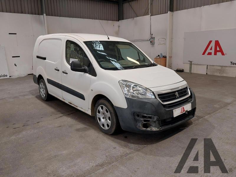 2015 PEUGEOT PARTNER HDI CRC 1560cc TURBO DIESEL MANUAL 5 Speed PANEL VAN