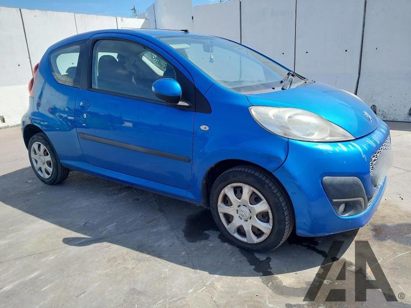 2012 PEUGEOT 107 ACTIVE 998cc PETROL MANUAL 5 Speed 3 DOOR HATCHBACK