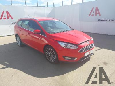 Image of 2017 FORD FOCUS TITANIUM X TDCI 1499cc TURBO DIESEL AUTOMATIC 6 Speed 5 DOOR ESTATE