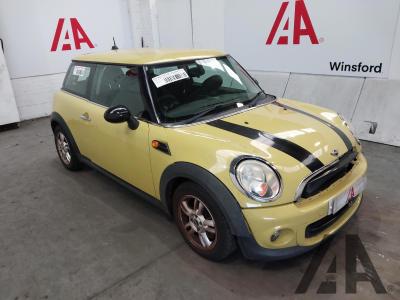 Image of 2010 MINI HATCH ONE 1598cc PETROL MANUAL 6 Speed 3 DOOR HATCHBACK