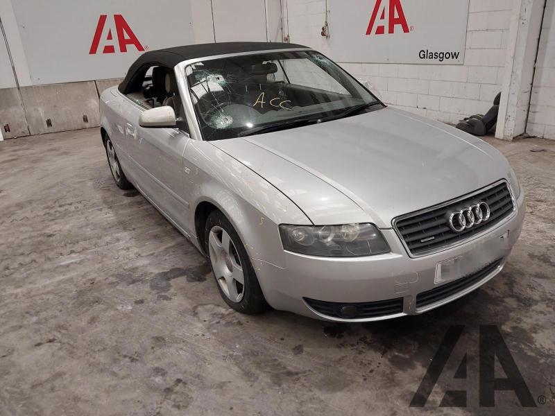 2004 AUDI A4 T QUATTRO 1781cc TURBO PETROL MANUAL 6 Speed 2 DOOR CONVERTIBLE