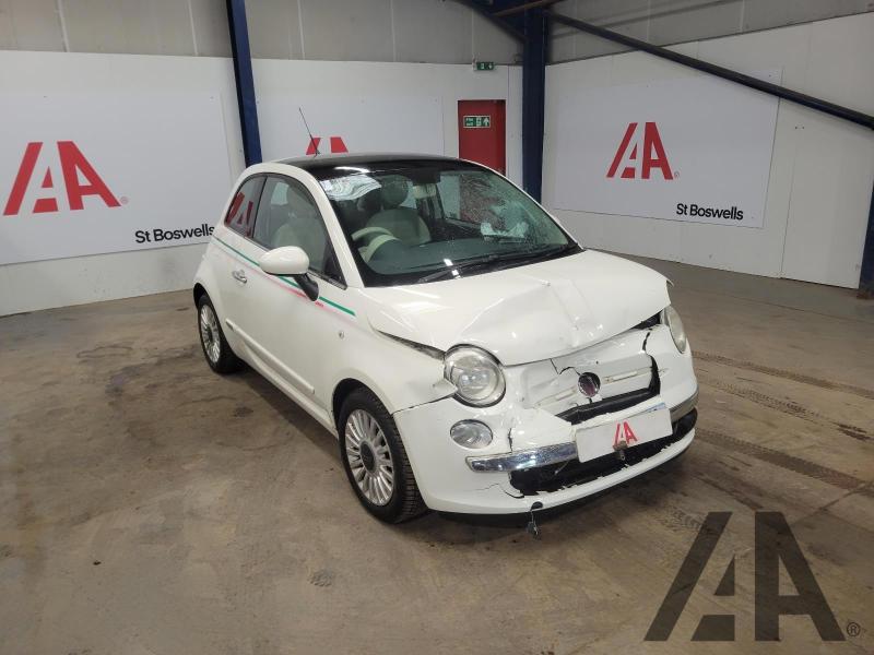 2011 FIAT 500 LOUNGE 1242cc PETROL MANUAL 3 DOOR HATCHBACK
