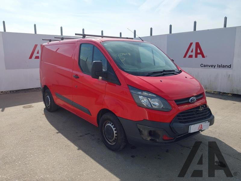2017 FORD TRANSIT CUSTOM 290 LR P/V 1996cc TURBO DIESEL MANUAL 6 Speed PANEL VAN