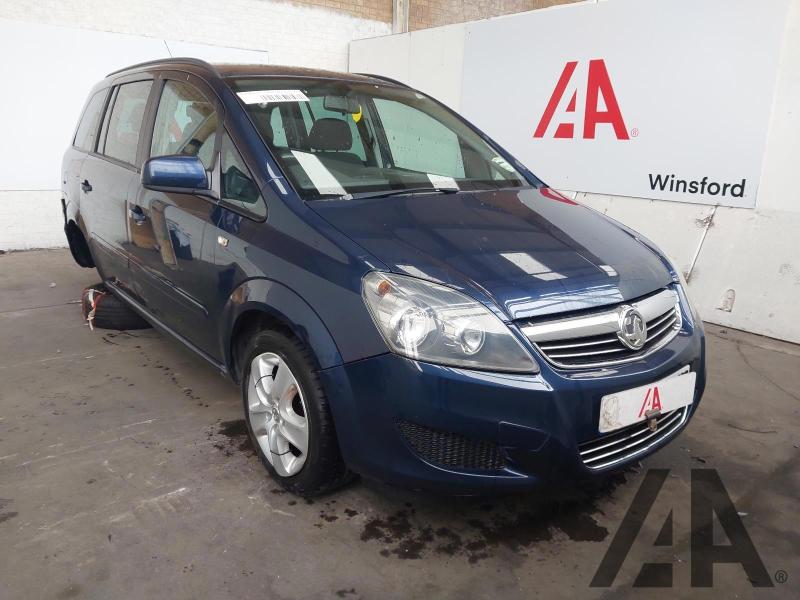 2012 VAUXHALL ZAFIRA EXCLUSIV CDTI ECOFLEX 1686cc TURBO DIESEL MANUAL 5 DOOR MPV