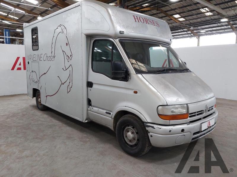 1999 RENAULT MASTER LH35TD 2799cc TURBO DIESEL MANUAL 5 Speed PANEL VAN