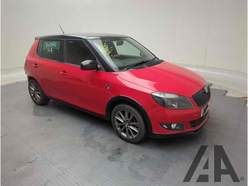 2012 SKODA FABIA MONTE CARLO TSI 1197cc TURBO PETROL MANUAL 5 Speed 5 DOOR HATCHBACK