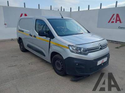 Image of 2020 CITROEN BERLINGO 950 ENTERPRISE XL BLUEHDI S/S 1499cc TURBO DIESEL MANUAL 3 DOOR PANEL VAN